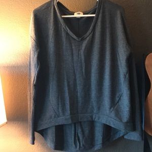 Old navy hi low long sleeve top